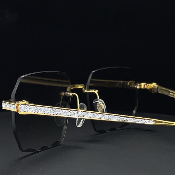 Custom Cartier moissanite glasses! Can be made with Lab diamonds or natural diamonds!